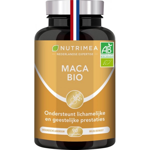 MACA – BIO – 1500mg – voedingssupplement - NUTRIMEA - 90 caps