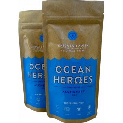 Ocean Heroes Omega 3 Algenolie - Hoge Concentratie EPA + DHA - 120 Capsules - Vegan Voedingssupplement