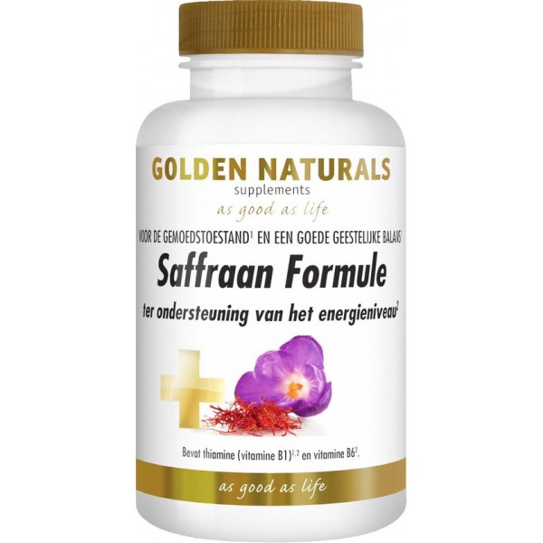 Golden Naturals Saffraan Formule (60 capsules)