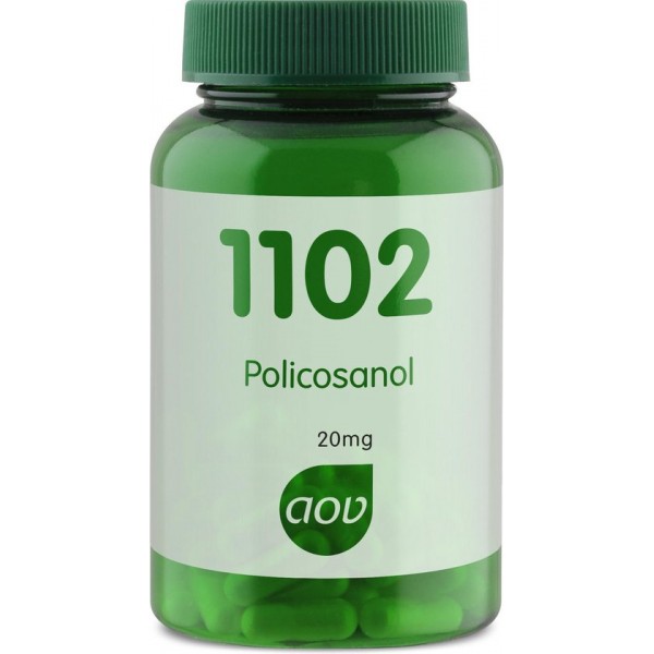 AOV 1102 Policosanol 20mg Voedingssupplementen - 60 vegacaps