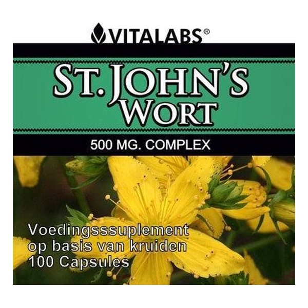 VitaTabs Sint Janskruid - 500 mg - 100 capsules - Voedingssupplementen