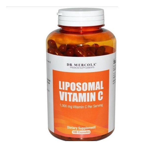 Liposomale Vitamine C (180 Capsules) - Dr Mercola