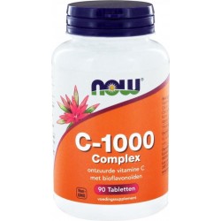 Now Foods - Vitamine C-1000 Complex (Buffered) - Met 250 mg Bioflavonoïden - 90 Tabletten