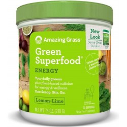 Amazing Grass - Green Superfood Energy - Citroen & Limoen - 210 gram