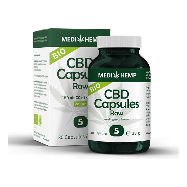 Medihemp CBD Capsules - 5% - 30 caps