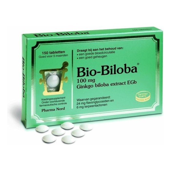 Pharma Nord- Bio Biloba - 150 tabletten -  Voedingssupplement