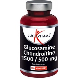 Lucovitaal Glucosamine Chondroïtine 1500/500 mg Voedingssupplement - 150 Tabletten