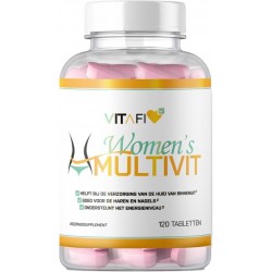 Vitafi Women's Multivitamine - huid, haar, nagels & algemene gezondheid l120 tabletten