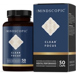 MINDSCOPIC® Clear Focus™ - 50 Capsules - Award Winnende Nootropic Formule - 100% Natuurlijk & Vegan