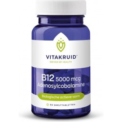 Vitakruid B12 adenosylcobalamine 5000 mcg 60 smelttabletten