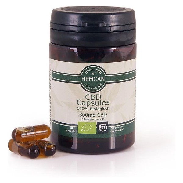 Biologische CBD Olie Capsules - 300mg CBD (30 stuks)