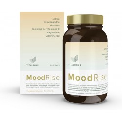 MoodRise 60 Vcaps | Mentale energie | Positieve Gemoedstoestand | Stressweerstand - 100% natuurlijke formule