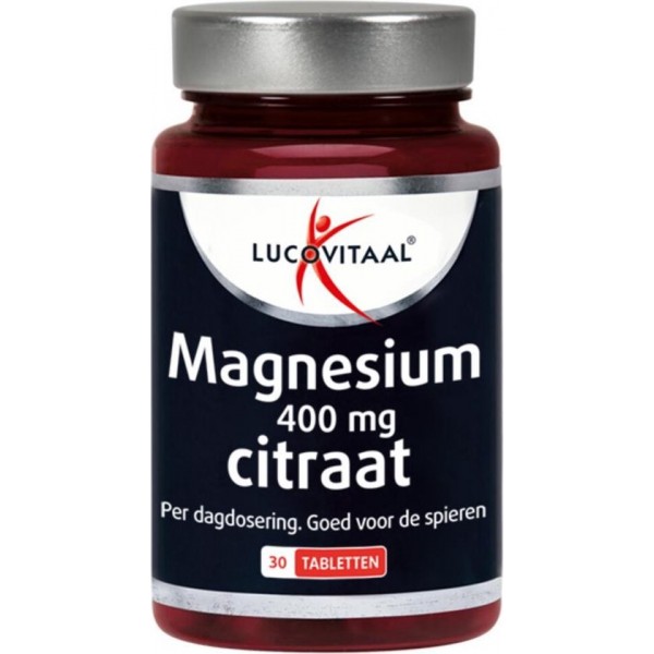 Lucovitaal - Magnesium Citraat tabletten - 30 tabletten - Voedingssupplementen