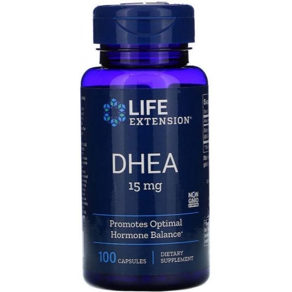 DHEA 15 mg (100 Capsules) - Life Extension