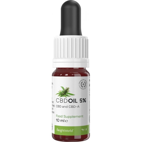 Biologische CBD Olie 5% - 500mg Natuurlijke Hennep Olie - 10ml