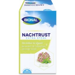 Bional Nachtrust Melatonine - met valeriaan - 60 capsules - Voedingssupplement