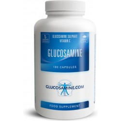 Glucosamine.com - Glucosamine - zeer voordelige grootverpakking - 1500 mg Glucosamine Sulfaat per dosering - 180 caps