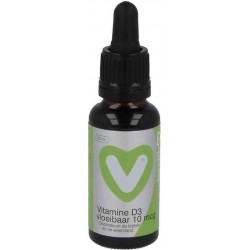 Vitaminstore  - Vitamine D3 vloeibaar 10 mcg (400 IE vitamine d druppels) - 25 ml