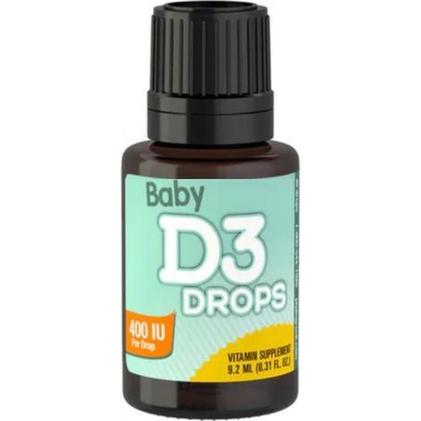 Vitamine D3 400iu druppels voor baby’s en kinderen | 365 dagen