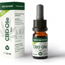 Medihemp CBD olie raw - 10% - 10 ml