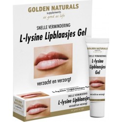 Golden Naturals L-lysine Lipblaasjes Gel (15 milliliter)