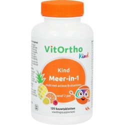 VitOrtho - Meer-in-1 Kind - 120 kauwtabletten