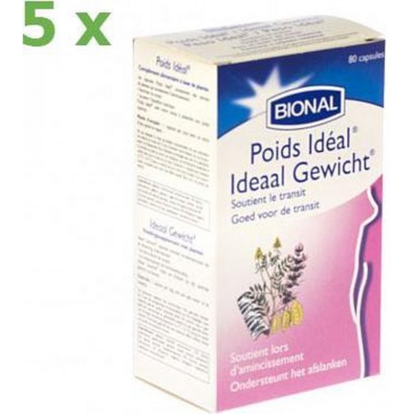 Bional Ideaal Gewicht 5 x 80 Capsules promopack