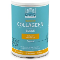 Mattisson / Runder Collageen Poeder met Vanille smaak Peptan® Blend - 300 gram