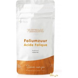 Flinndal Foliumzuur (B11) 90 tabletten - Voor ontwikkeling van het ongeboren kind - Bezorgd via de brievenbus - 8720211901225