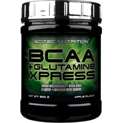 Scitec Nutrition - BCAA + Glutamine Xpress - 300 gram - 25 porties - poeder - Apple - Appel - Smaak