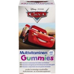 Disney Cars multivitamine gummies - 60 stuks - multivitamines en mineralen supplement kinderen