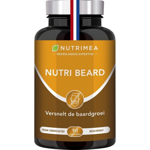 Baard - Baardverzorging - Biotine - Baardgroei - Nutribeard - 90caps