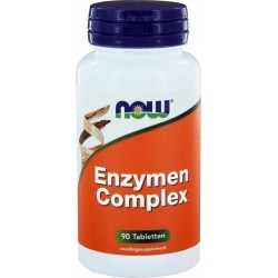 Now Foods - Super Enzymen Complex - Met 200 mg Betaïne - 90 Tabletten