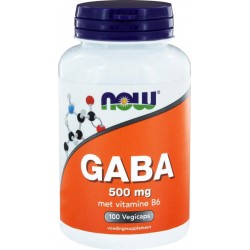 NOW Voedingssupplementen GABA 500 mg