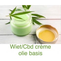 10%|WIET CBD CREME (olie basis)|40gr.