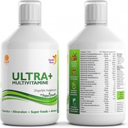 Swedish Nutra Ultra+ - Vloeibare Multivitamine - Mineralen -Voedingssupplement als drank