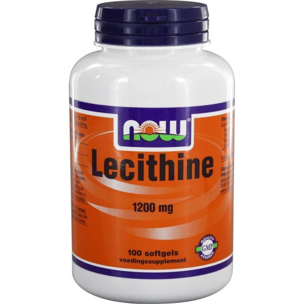 Now Lecithine 1200 mg Softgels 100 st