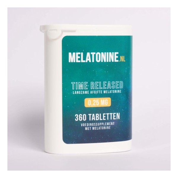 Melatonine 0,25 Mg Time Released - 360 Tabletten