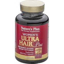 Women's Ultra Hair Sustained Release, Vrouwen supplement voor sterke haren, vertaagde afgifte, 60 tabletten, Nature's Plus