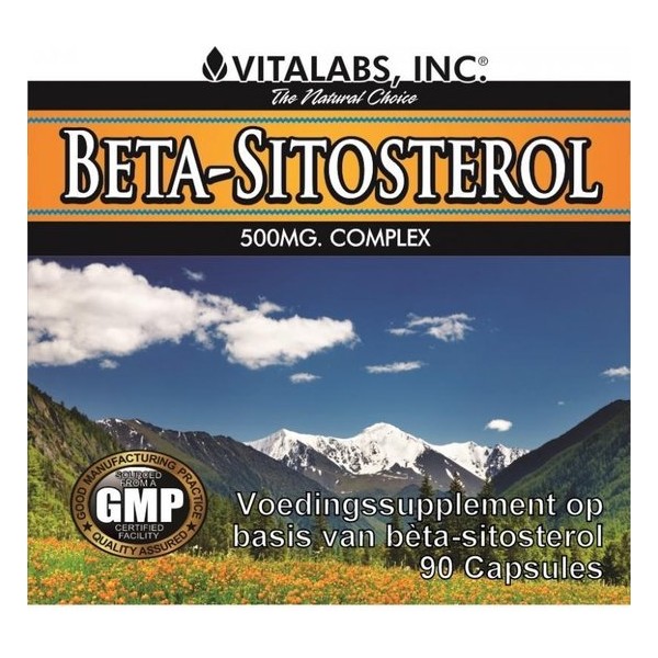 VitaTabs Bèta-sitosterol Complex - 500 mg- 90 capsules - Voedingssupplementen