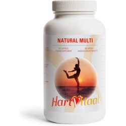 HartVitaal - Natuurlijke Multi - Een uniek multivitamine-supplement, vol met écht natuurlijke vitamines - 90 caps