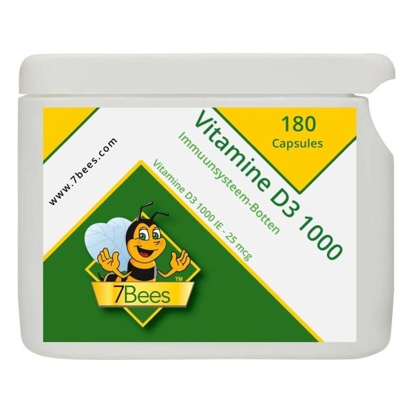 Vitamine D3 1000IE 180 caps