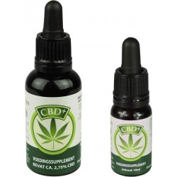 CBD Plus olie 2,75% (Jacob Hooy) - 30 ml