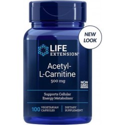 Acetyl-L-Carnitine, 500 Mg, 100 Capsules