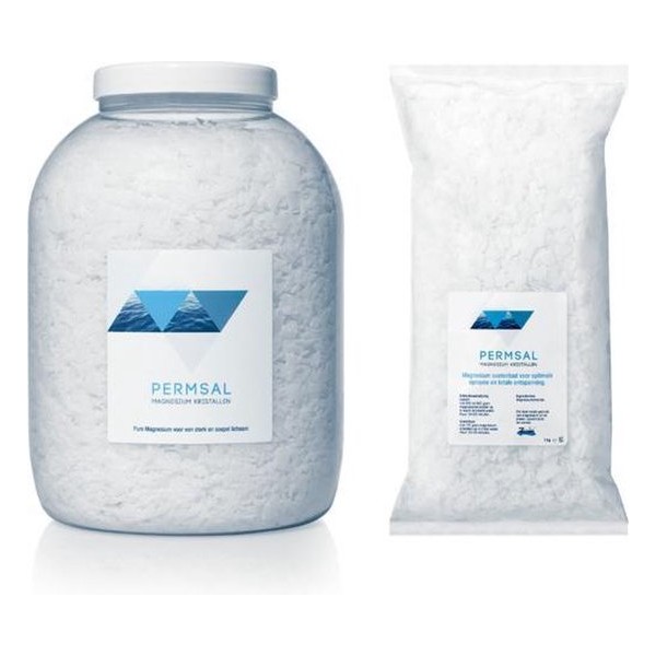 Permsal magnesium kristallen 4kg + 1kg gratis