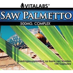 VitaTabs Saw Palmetto Complex - 500 mg - 100 capsules - Voedingssupplementen