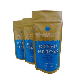 Alchemist1962 Ocean Heroes - Veganistische Omega-3 Algenolie DHA + EPA - 180 Capsules 500 mg