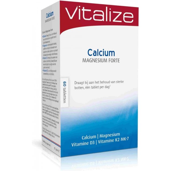 Vitalize Calcium Magnesium Forte 60 tabletten