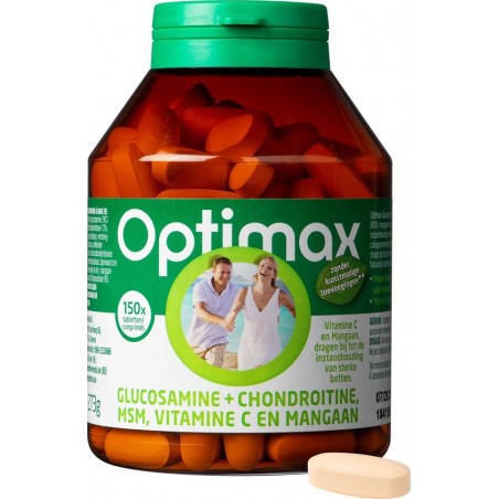 Optimax Glucosamine 1800 mg - Voedingssupplement - 150 tabletten