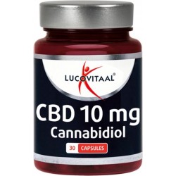 Lucovitaal CBD 10 milligram Cannabidiol Voedigssupplement - 30 Capsules